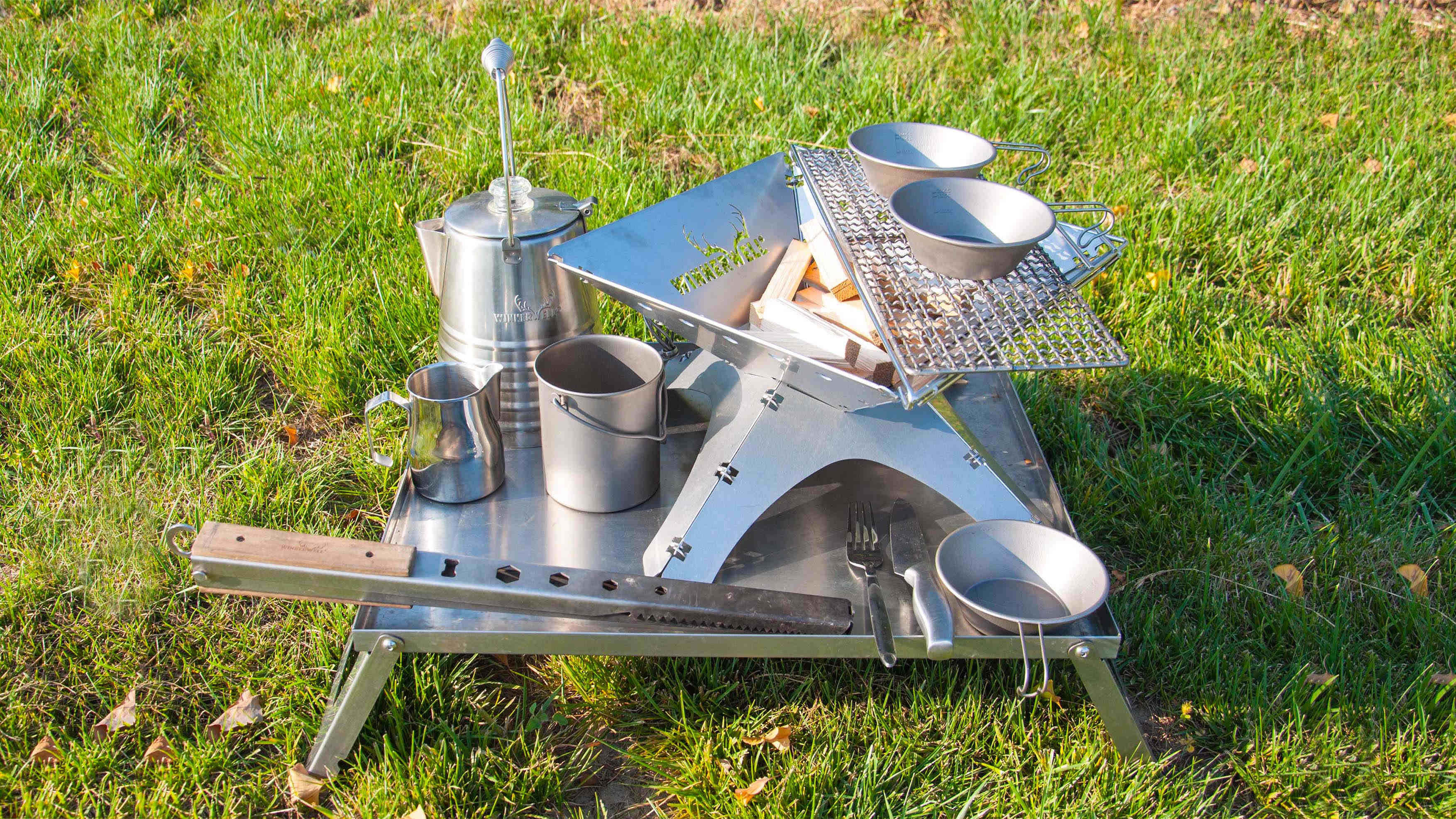 Winnerwell® Accessory Table for XL-sized Flat Firepit