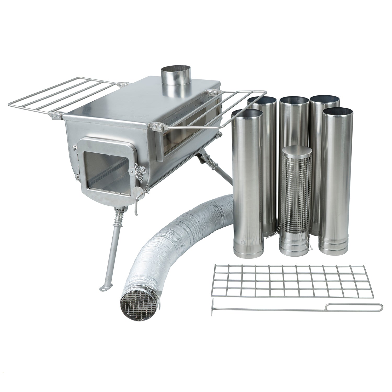 Winnerwell® Woodlander PLUS Double View External Air Wood Burning Tent Stove