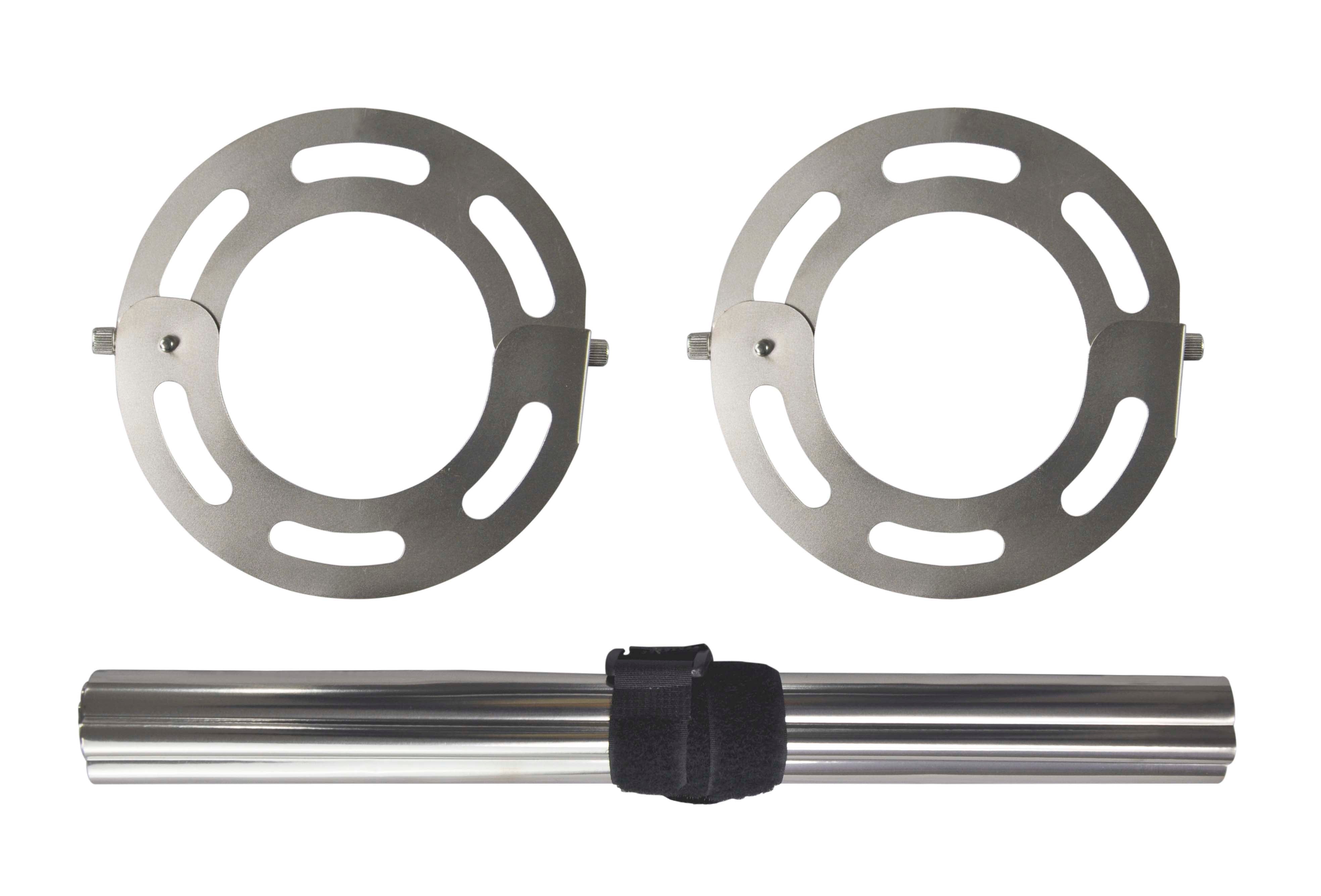 Ring - shaped components and tool of Winnerwell® Titanium Heat Protector, emphasizing their role in assembling and ensuring effective heat protection for outdoor stoves.