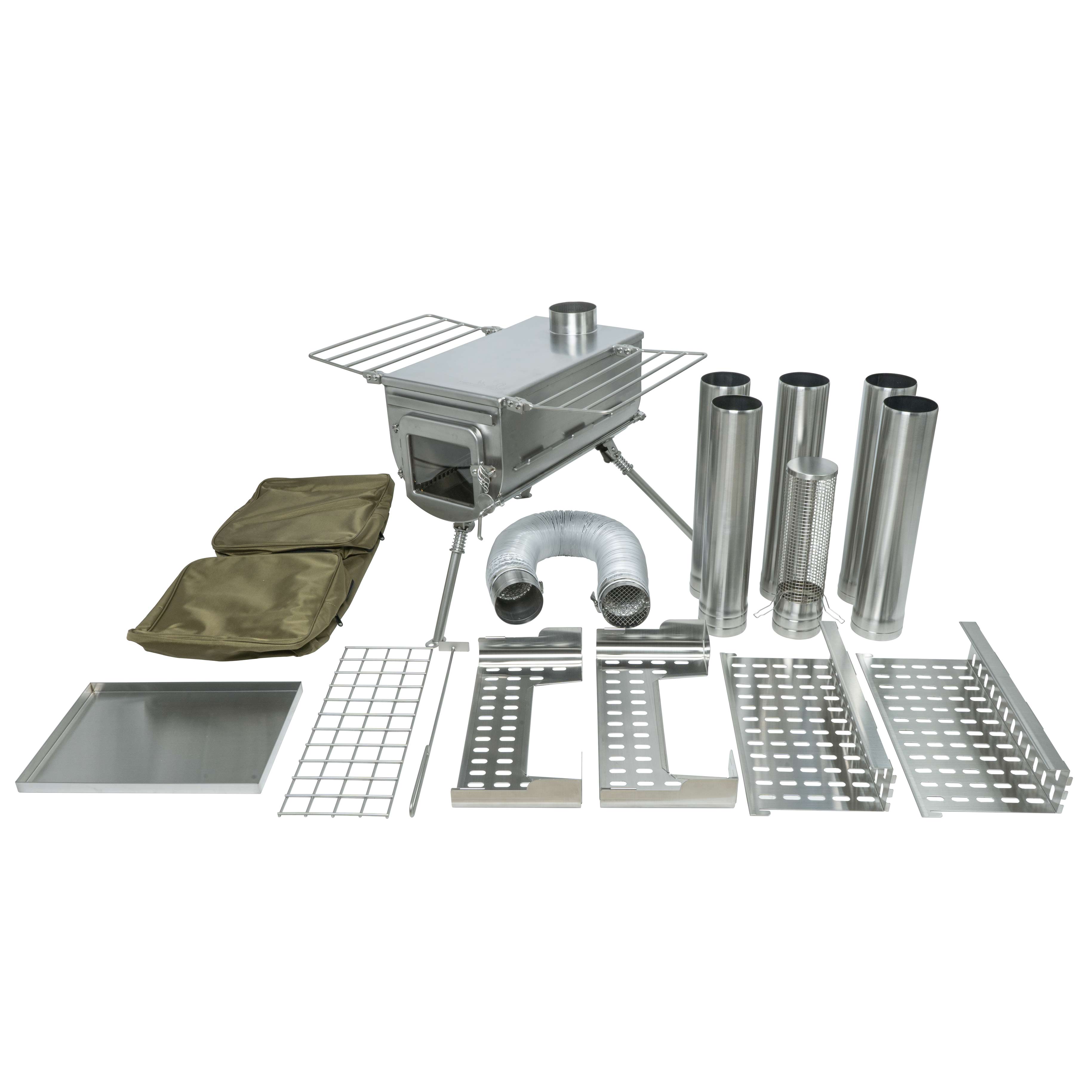 Winnerwell® Woodlander External Air Wood Burning Sauna Stove Package