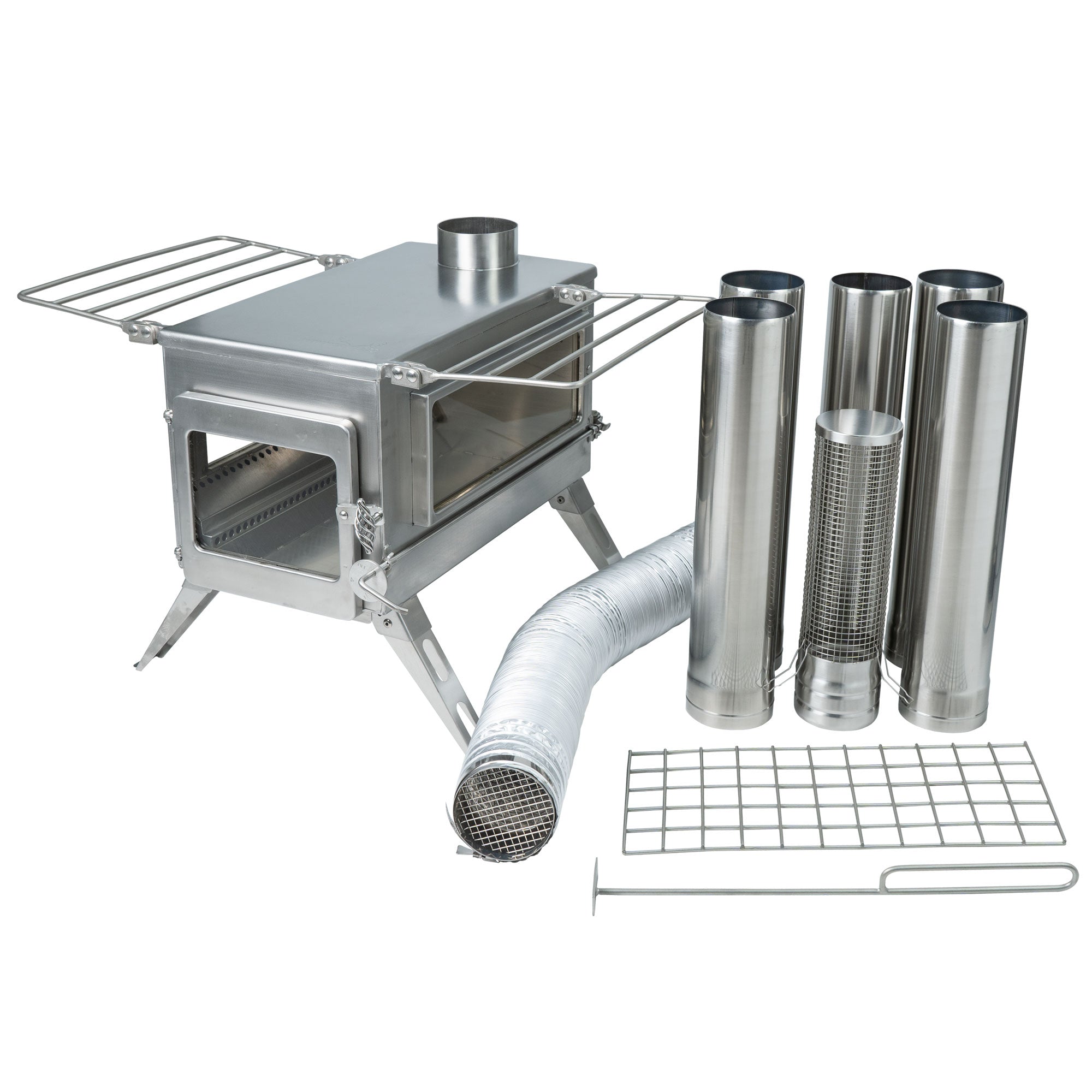 Winnerwell® Nomad PLUS Double View External Air Wood Burning Tent Stove