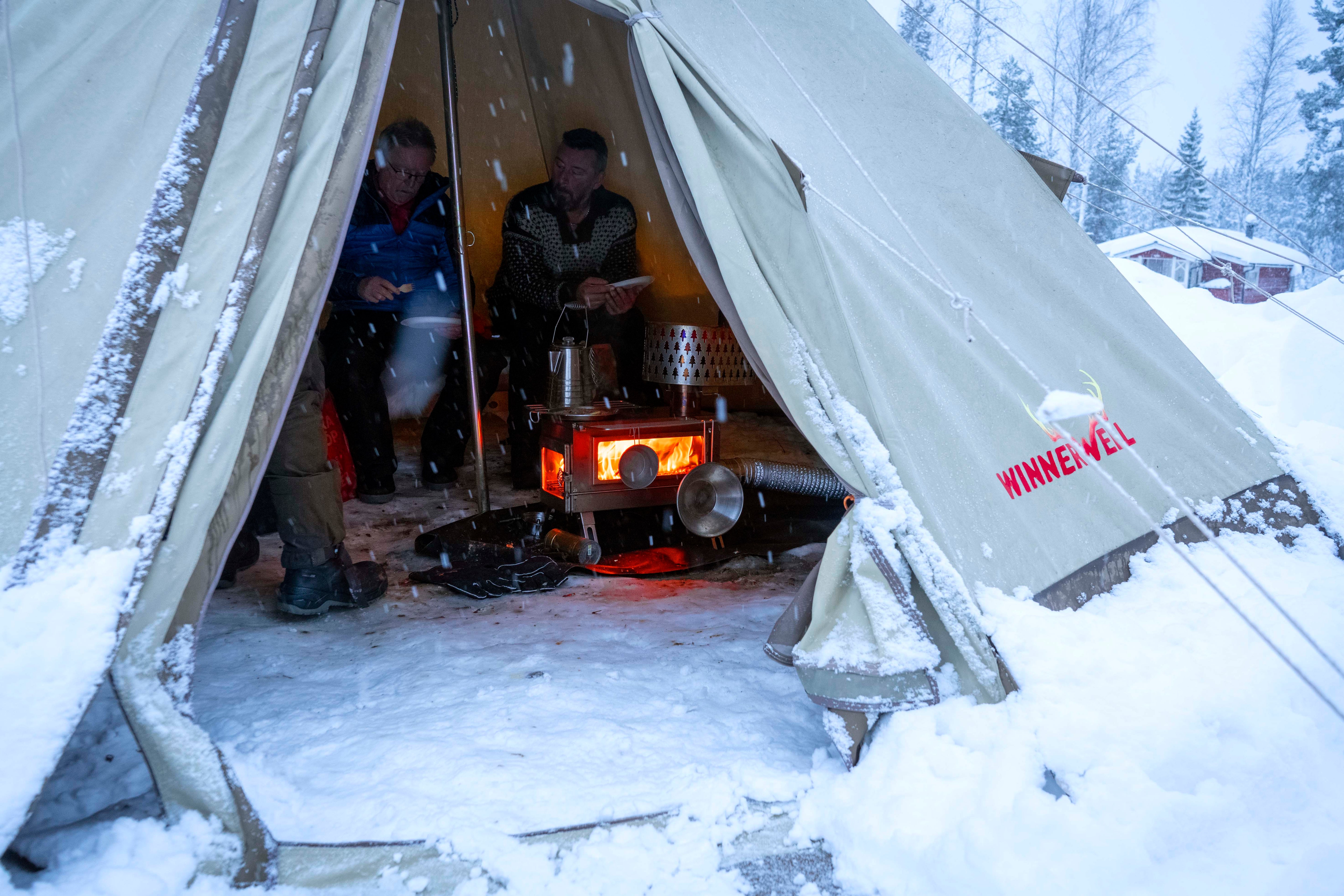 Winnerwell® Nomad PLUS Double View External Air Wood Burning Tent Stove