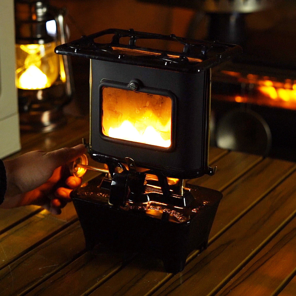 Winnerwell® Iron Camping Cooker Stove—cast - iron camping stove with a classic design.
