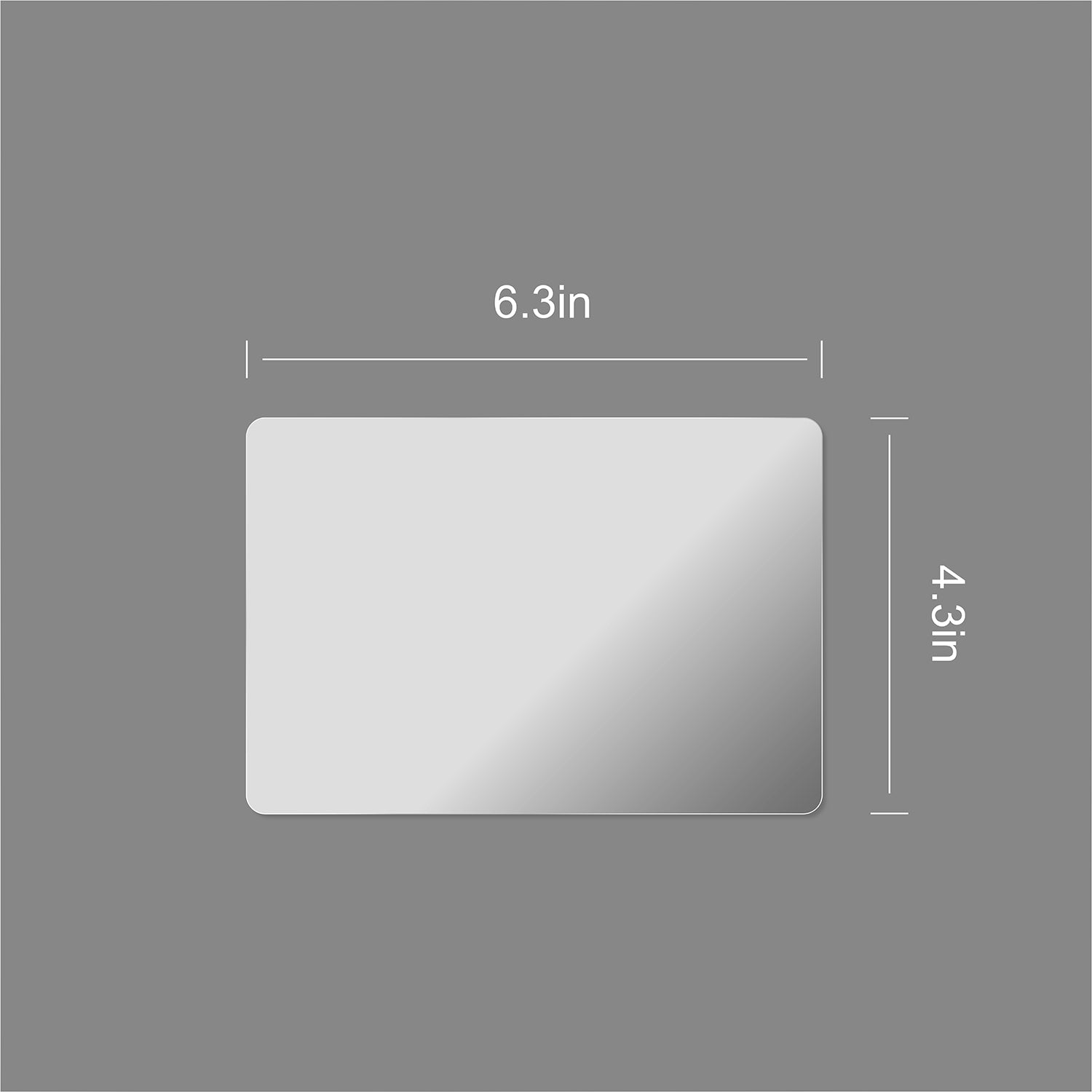 Winnerwell® 6.3"x4.3" Door Glass Replacement for Nomad/Nomad View 1G L, Pipe Oven 3.5"