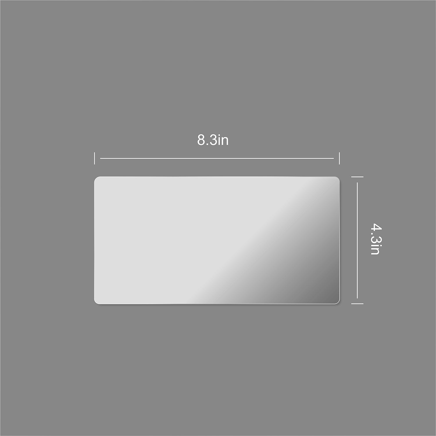 Winnerwell® 8.3"x4.3" Door Glass Replacement for Woodlander Pizza Oven Stove