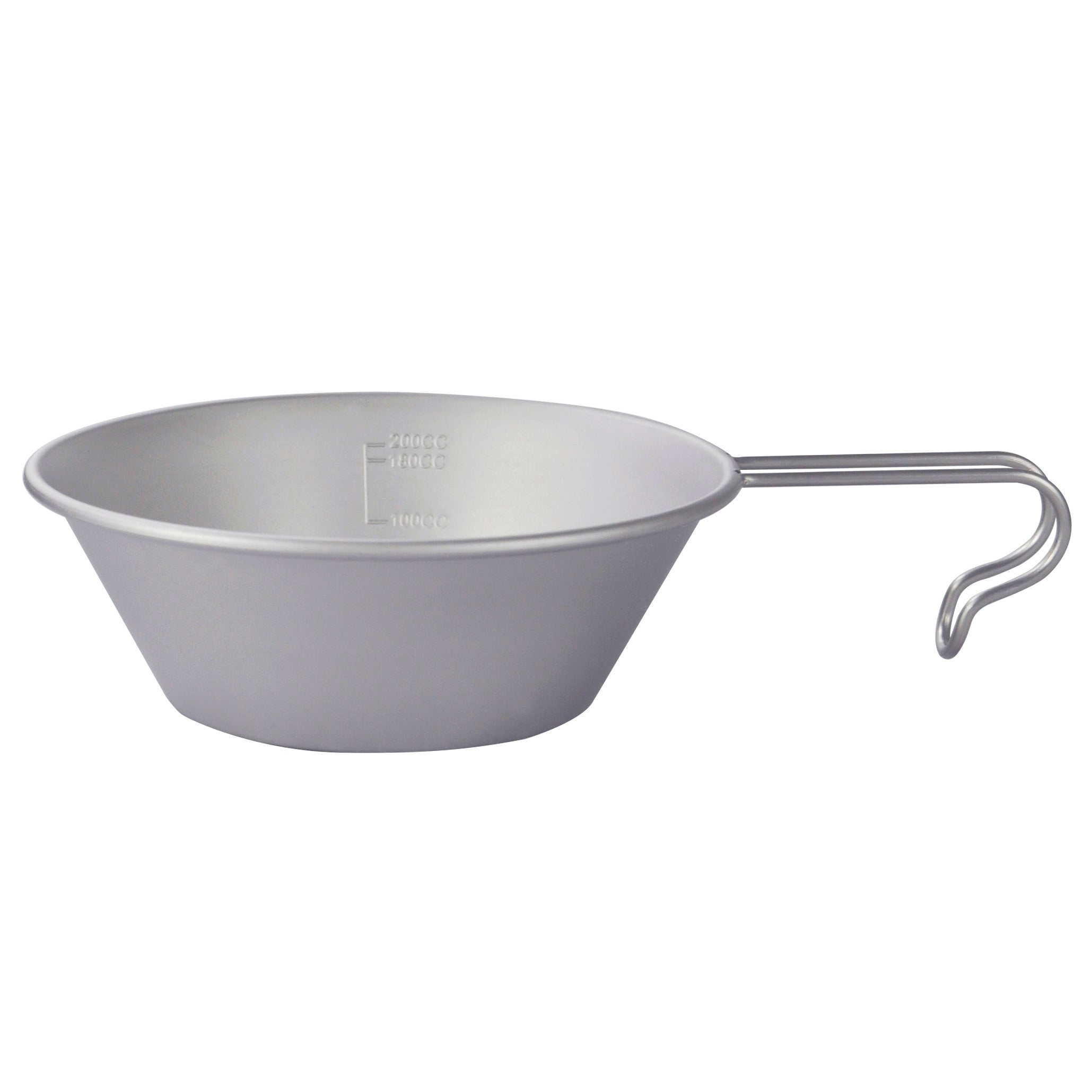 Winnerwell® Sierra Cup Titanium, showcasing its premium titanium construction and sleek, compact design.