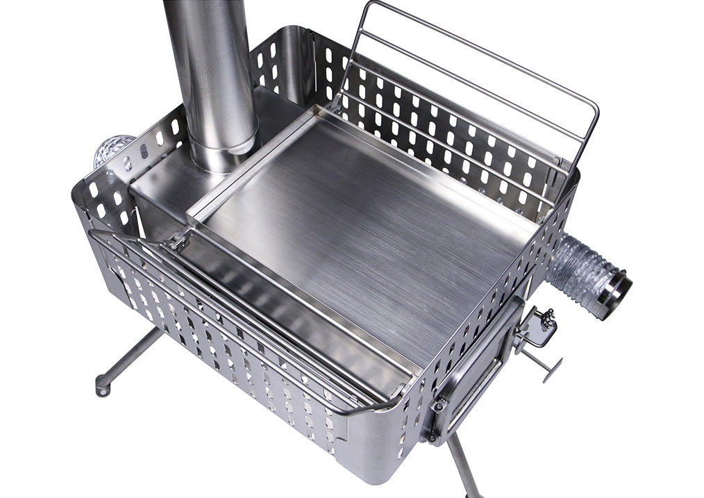 Pre-order: Winnerwell® Woodlander External Air Wood Burning Sauna Stove Package